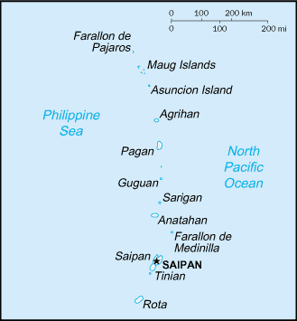 [Country map of Northern Mariana Islands]