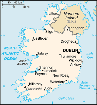 [Country map of Ireland]