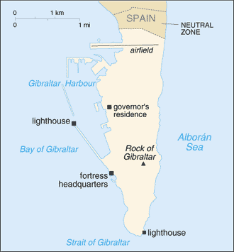 [Country map of Gibraltar]