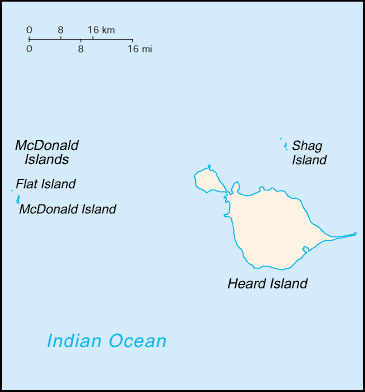 [Country map of Heard Island and McDonald Islands]