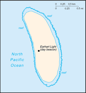 [Country map of Howland Island]