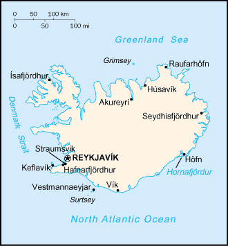 [Country map of Iceland]
