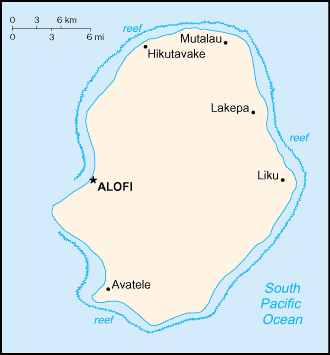 [Country map of Niue]