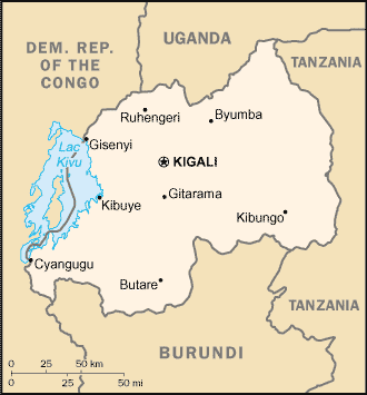 [Country map of Rwanda]