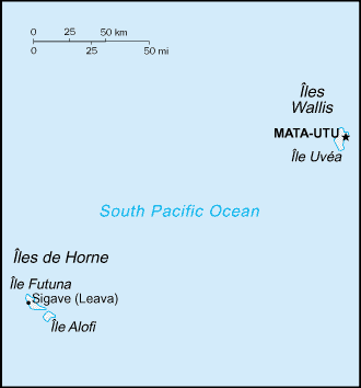 [Country map of Wallis and Futuna]